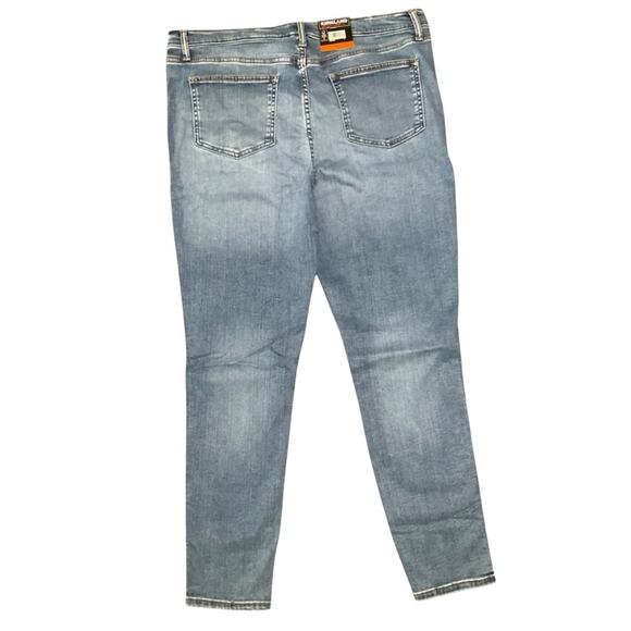 Kirkland Signature Light Blue Jeans High Rise Stretch Size 16 NWT - Picture 4 of 7